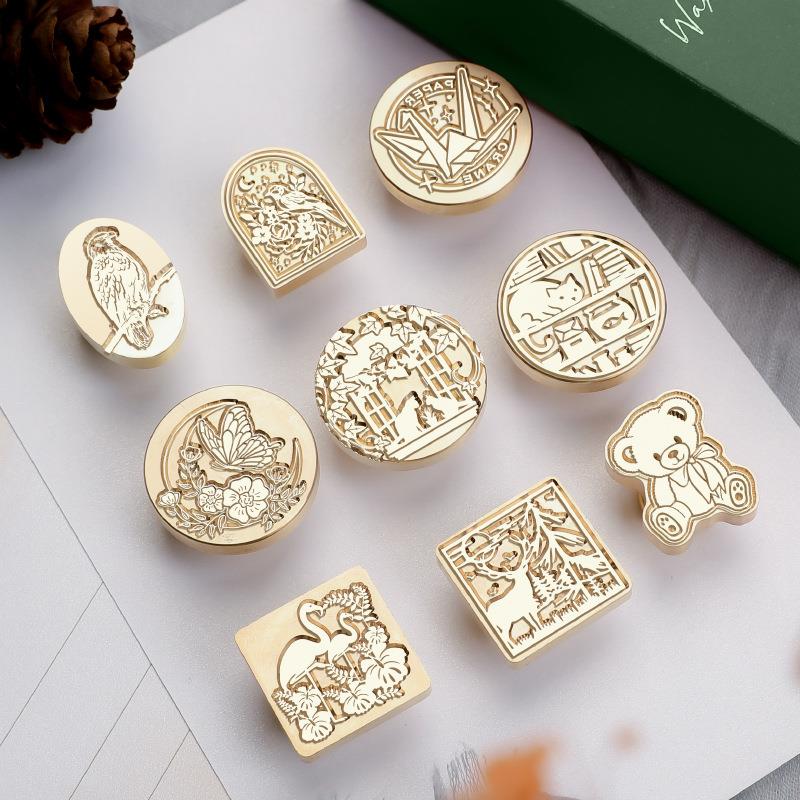 สัตว์พฤกษศาสตร์ WAX Seal แสตมป - Wax Seal Stamp Set บทวิจารณ์และราคา