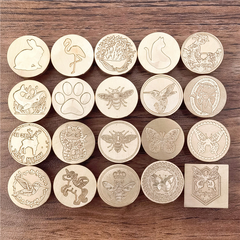 หัวตราประทับขี้ผึ้งลายผีเสื้อ  - Wax Seal Stamp Set บทวิจารณ์และราคา