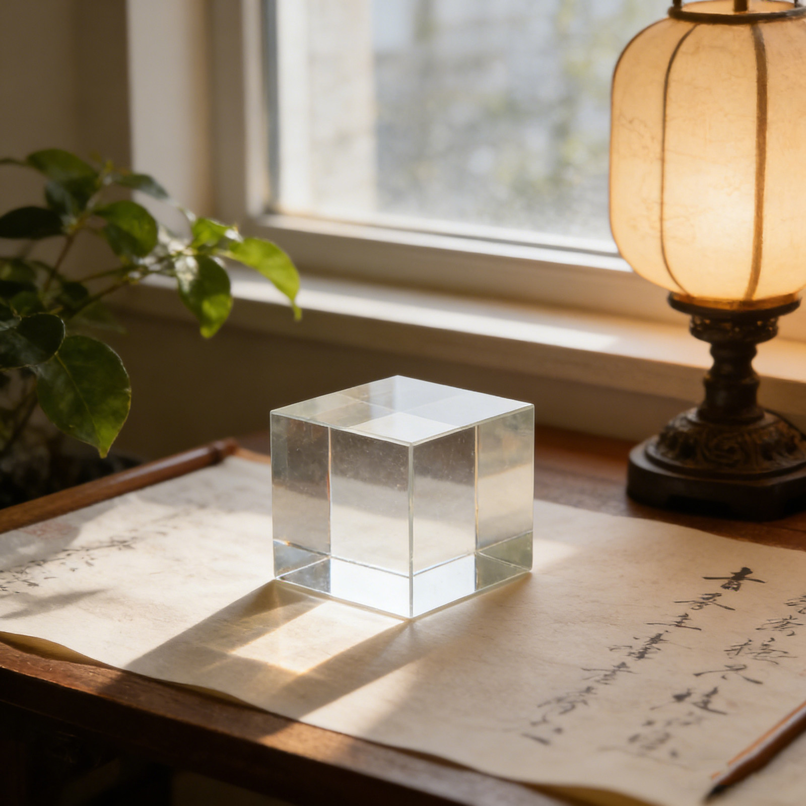 ทับกระดาษคริสตัลทรงสี่เหลี่ยมผ - Paper Weight Crystal บทวิจารณ์และราคา