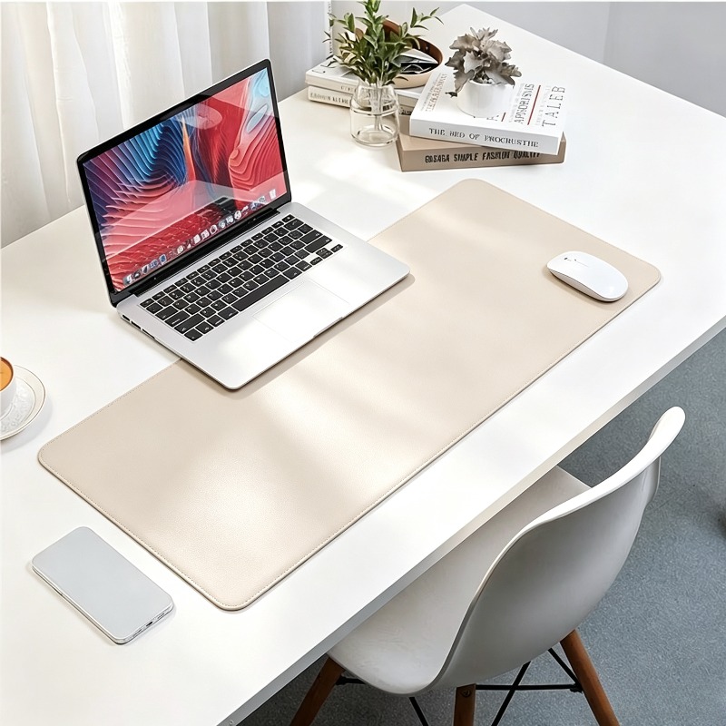 แผ่นรองเมาส์หนังเทียมขนาดใหญ่  - Leather Desk Pad บทวิจารณ์และราคา