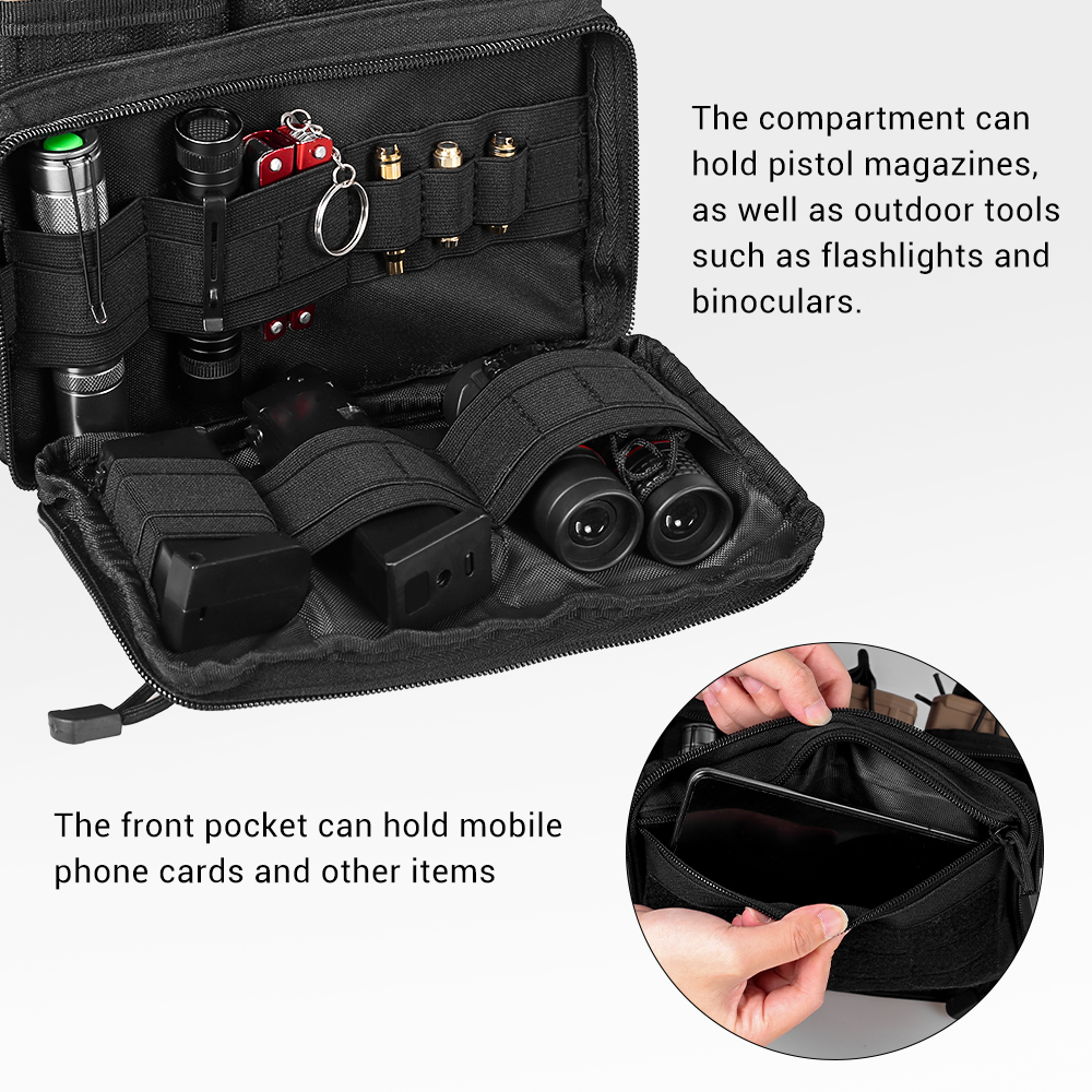 Molle นิตยสาร Pouch Triple Mag - Magazine Holder Rack บทวิจารณ์และราคา