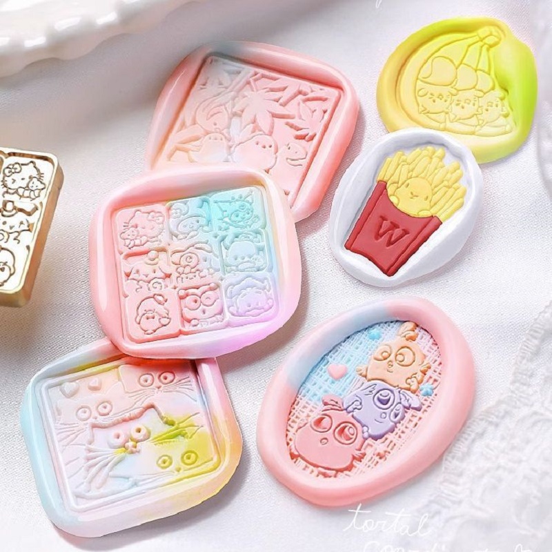 WAX Seal แสตมป์ Kawaii แสตมป์  - Wax Seal Stamp Set บทวิจารณ์และราคา