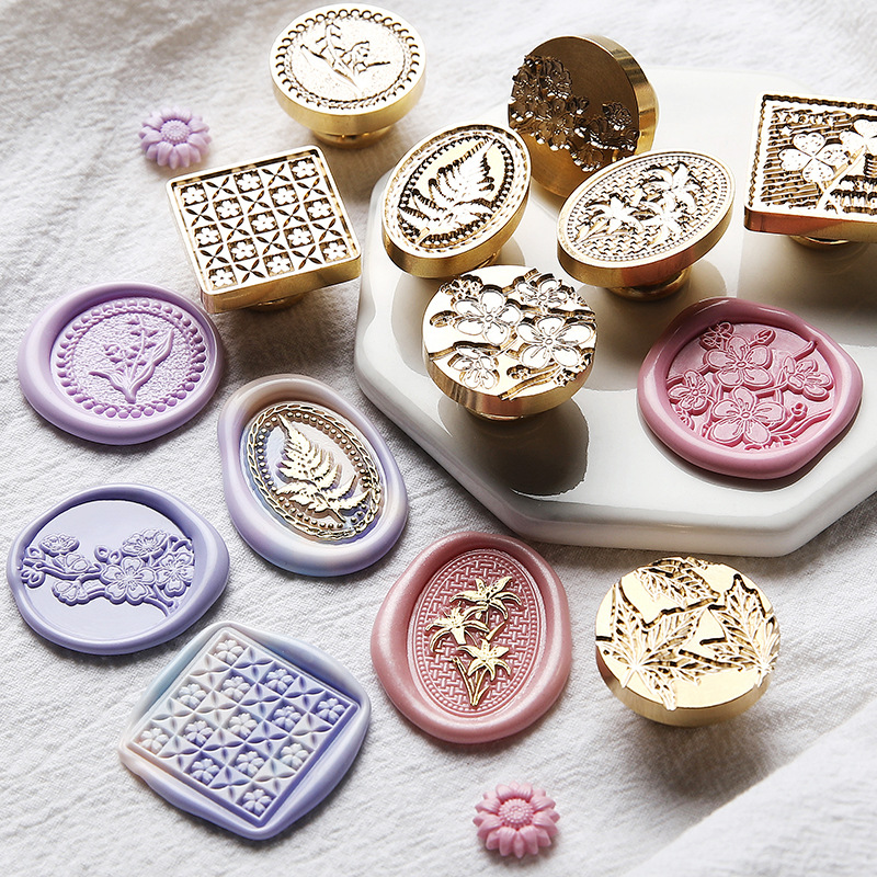 Retro Wax Seal แสตมป์ฤดูใบไม้ผ - Wax Seal Stamp Set บทวิจารณ์และราคา
