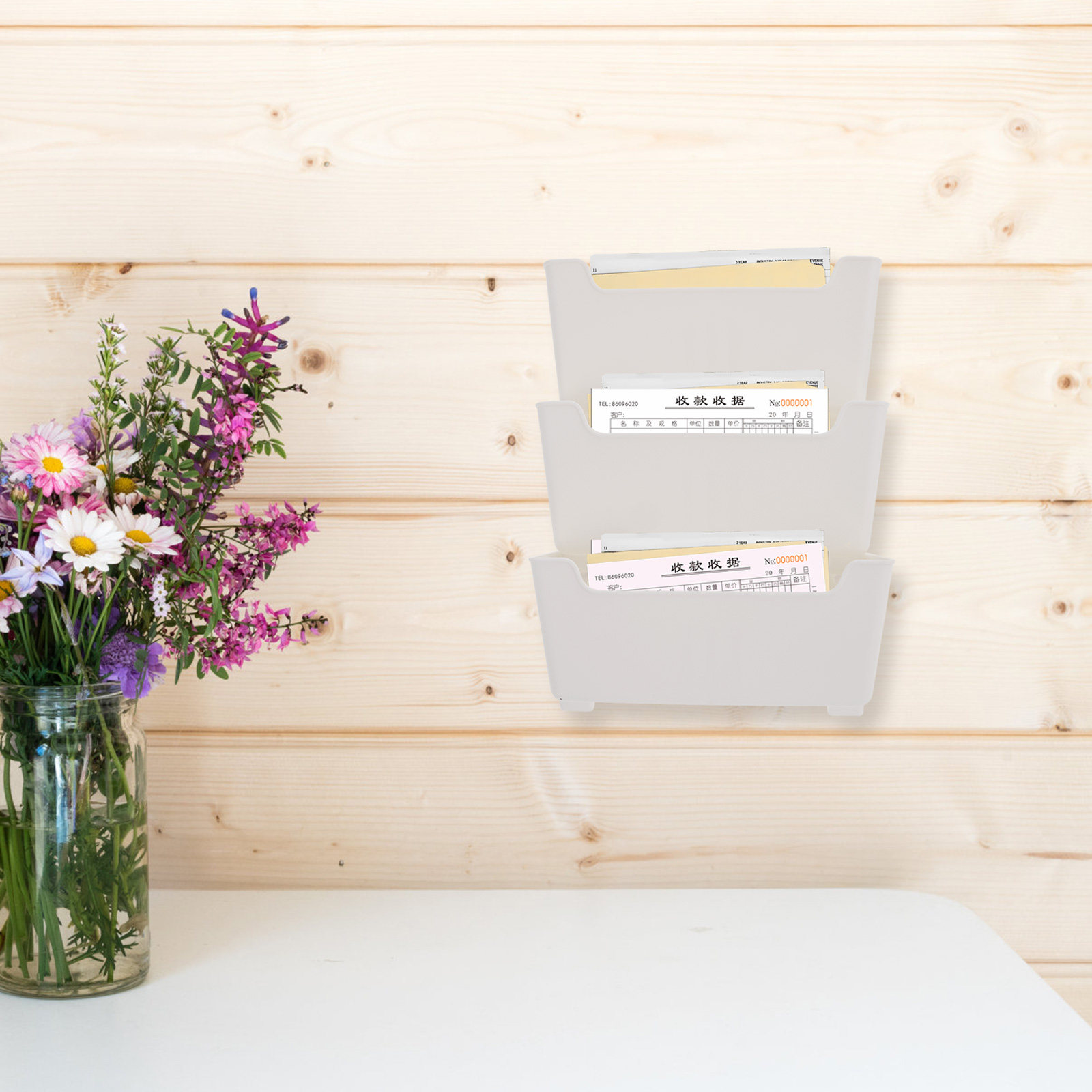 1 ชุด ที่จัดระเบียบเอกสารพลาสต - Magazine Holder Rack บทวิจารณ์และราคา