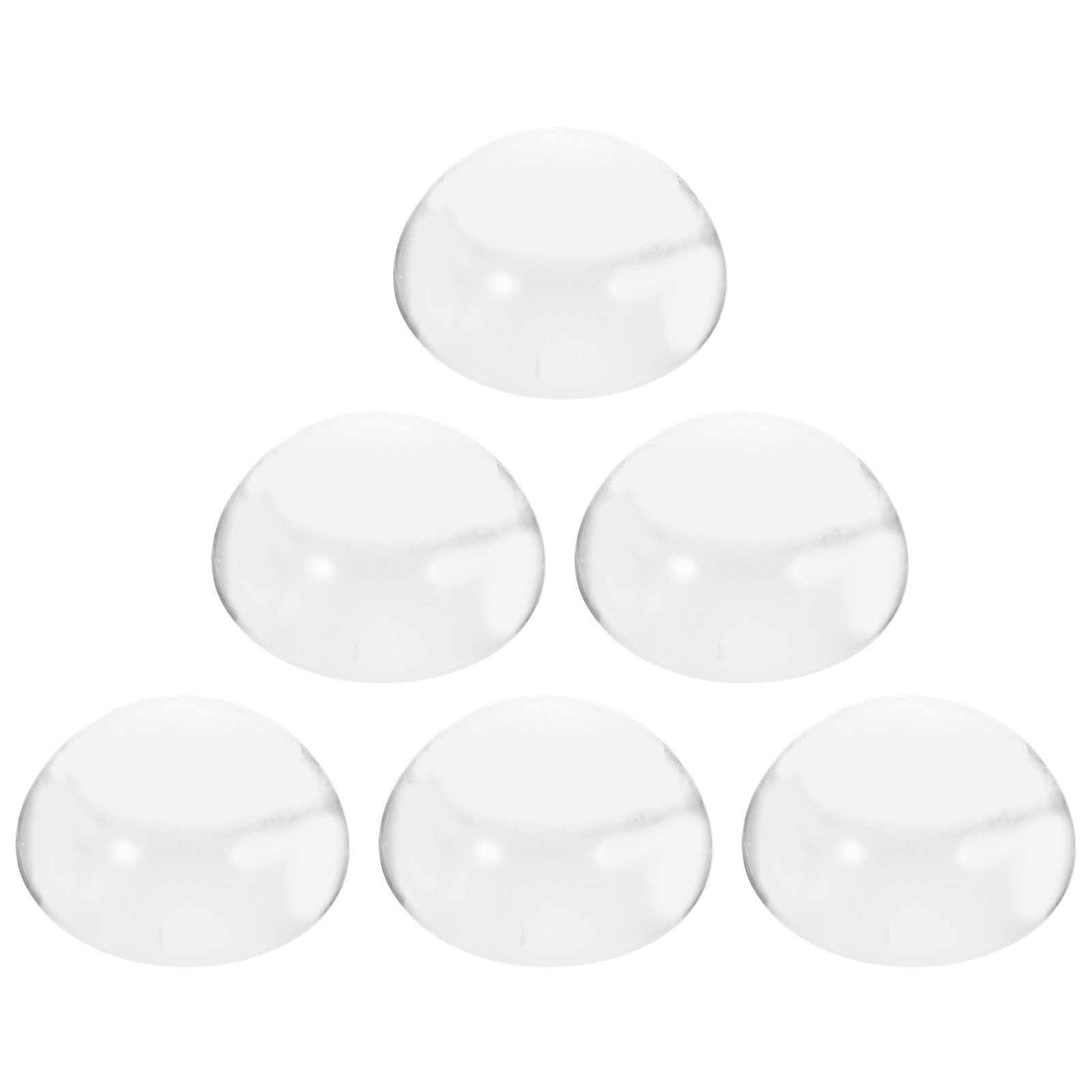 6 ชิ้น ลูกแก้วคริสตัลใสทรงครึ่ - Paper Weight Crystal บทวิจารณ์และราคา
