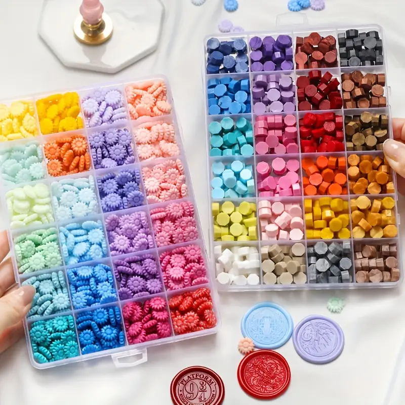 600 ชิ้นกล่องซีลขี้ผึ้งลูกปัด, - Wax Seal Stamp Set บทวิจารณ์และราคา
