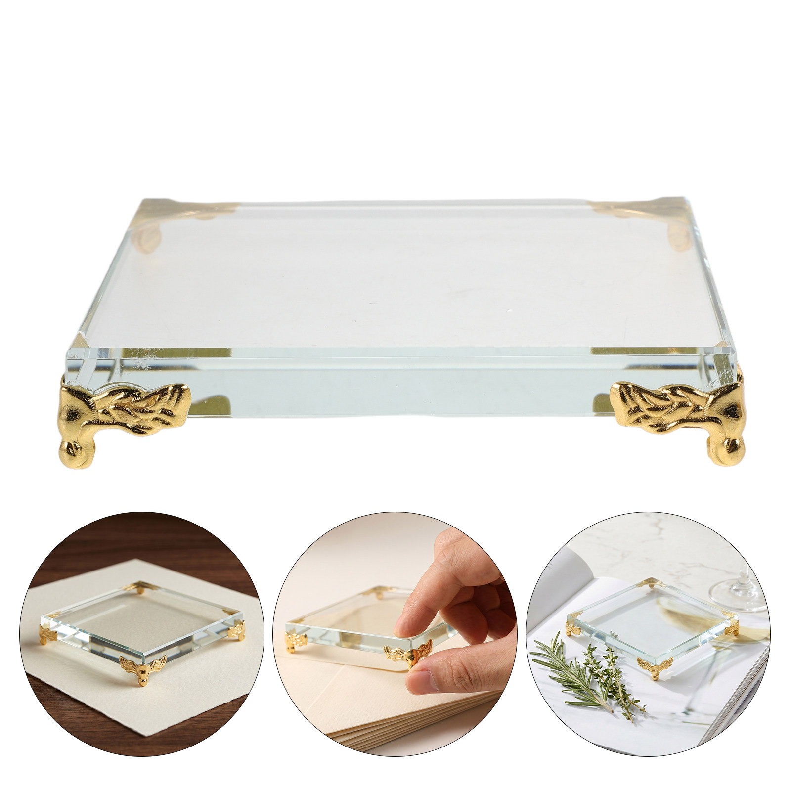 ทับกระดาษคริสตัลทรงสี่เหลี่ยม  - Paper Weight Crystal บทวิจารณ์และราคา
